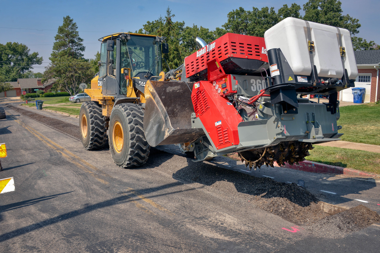 Turn Your Loader or Backhoe into a Powerful Utility Trencher or Reclaimer / Stabilizer