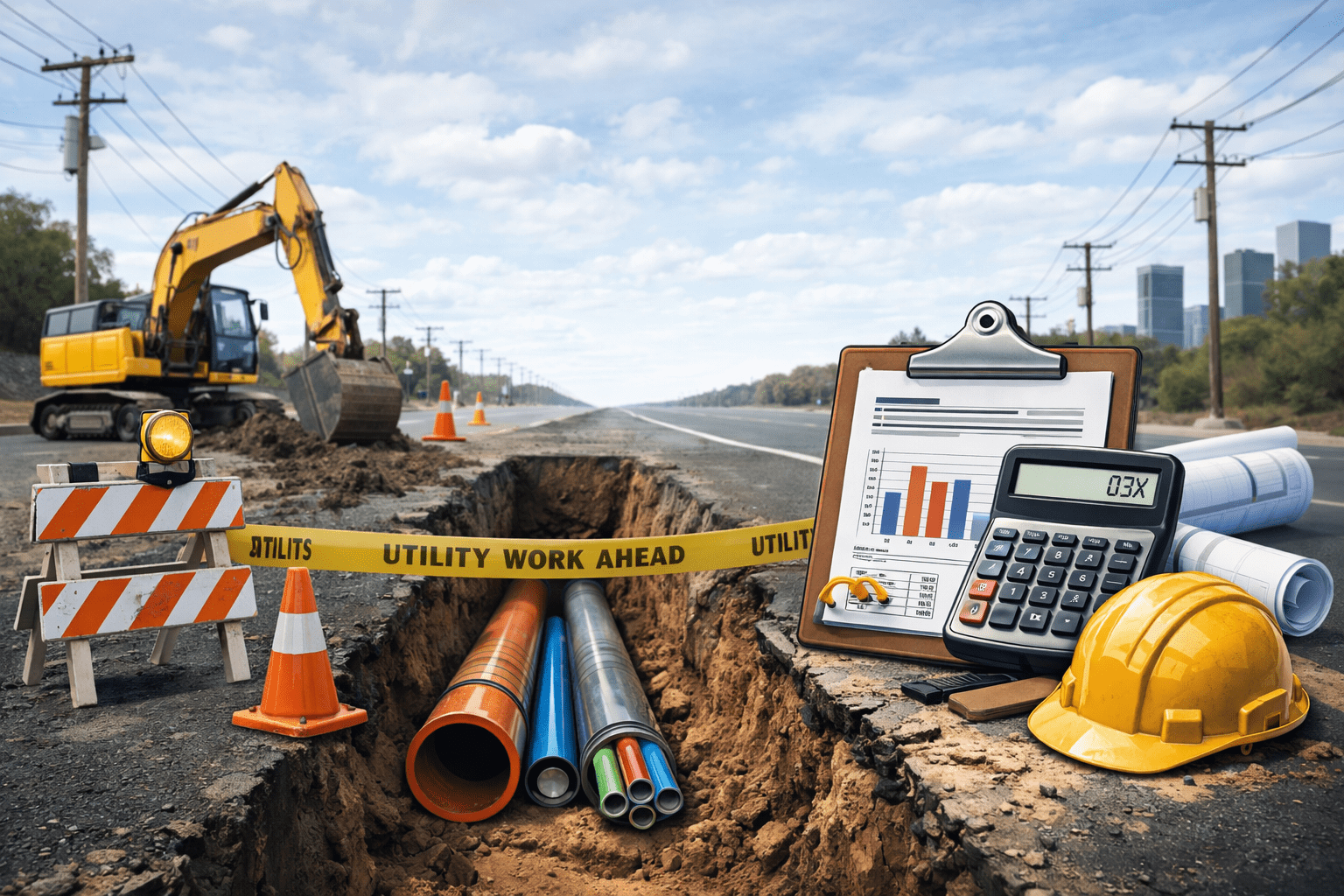 Utility Trenching Through Asphalt: Estimator Guide